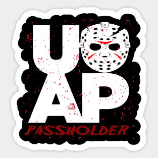 UOAP Friday the 13th Jason Front and Back Sticker
